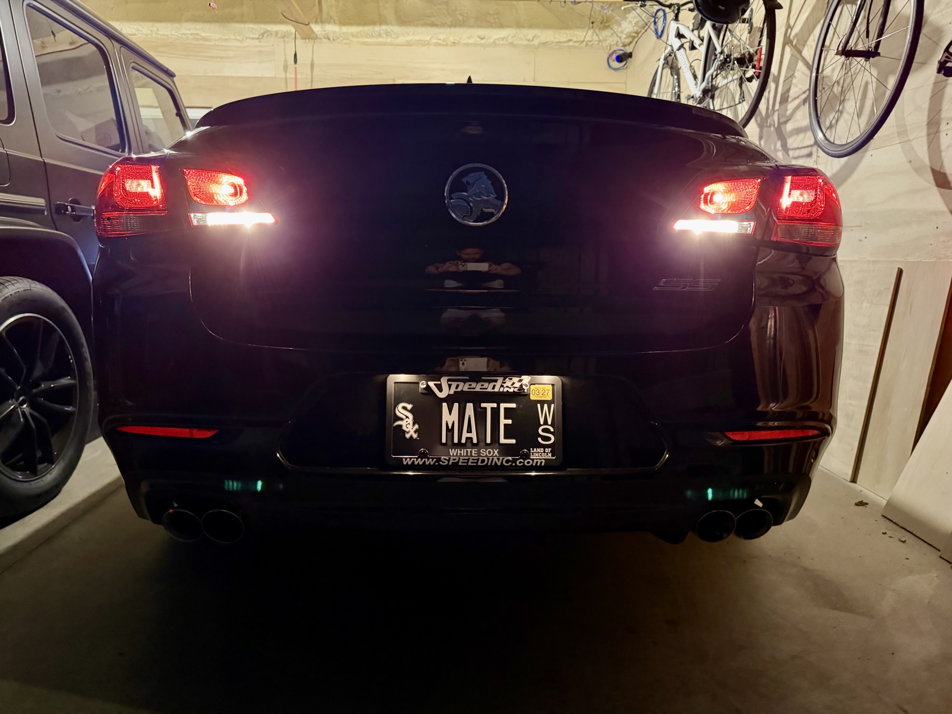 Rear of the SS with MATE plate installed
