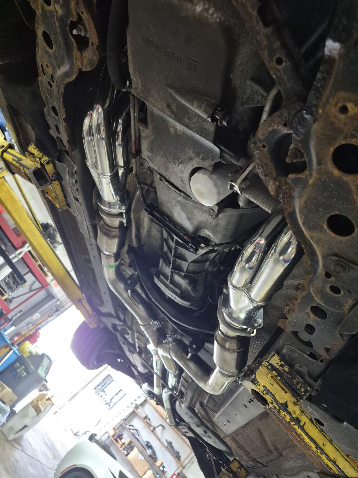 Exhaust system installation